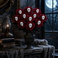 thumbnail image 7 of Halloween Gothic Flowers, Silk Halloween Roses Artificial Flowers, Long Faux Roses Bouquet for Wedding Centerpieces Halloween Gothic Decorations, 7 of 7