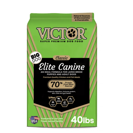Victor Classic Elite Canine Large Breed All Life Stages Chicken Recipe Dry Dog Food 40 lb