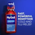 thumbnail image 7 of Vicks DayQuil and NyQuil Cold and Flu Liquid, Cold and Flu Medicine for Adults, Cherry, 2x12 Fl oz, 7 of 7