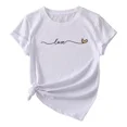 thumbnail image 2 of Playeras De Mujer Moda Casual Patrón Estampado Salir Dama, 2 of 8