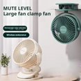 thumbnail image 2 of Ventilador pequeño con clip para dormitorio de estudiantes, con carga USB, miniventilador portátil para cochecito de bebé, escritorio de escritorio, 2 of 7