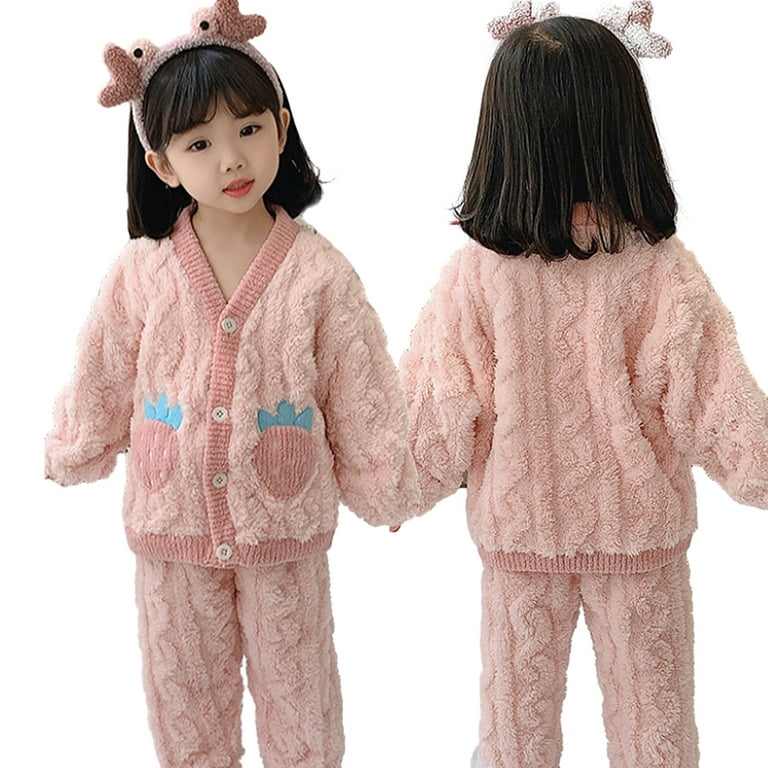 Infant Clothing Pajamas Autumn Winter Solid Color New Baby