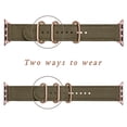 thumbnail image 4 of WFEAGL Apple Watch Band Genuine Leather iWatch Replacement Strap 38mm 40mm Green/Rose Gold, 4 of 9