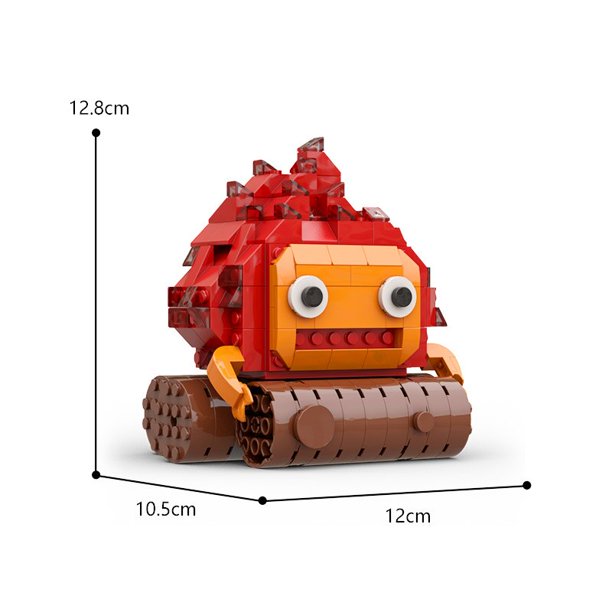 Figuras de acción de Anime Moc, Calcifers, Laputaer, Robot, juego de bloques de construcción, modelo de personaje de dibujos animados, juguetes de ladrillo para niños, regalos