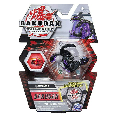 Bakugan Armored Alliance Core 2-inch Collectible Transforming Figure Nillious (Darkus Faction)