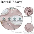 thumbnail image 3 of Rectangle Tablecloth 60x120 inch Tablecloth Stain and Wrinkle Resistant Washable Polyester Table Cloth, Decorative Fabric Table Cover for Dining Table, Buffet Parties and Camping Blush, 3 of 6