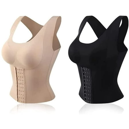 

3-in-1 Waist Buttoned Bra Shapewear Snatch Bra - 3-in-1 Waist Trainer Bra Waist Trainer for Women