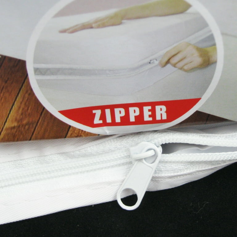 Zippered Vinyl Mattress Protector - Heavy Duty - 9, 12, & 16 Depths