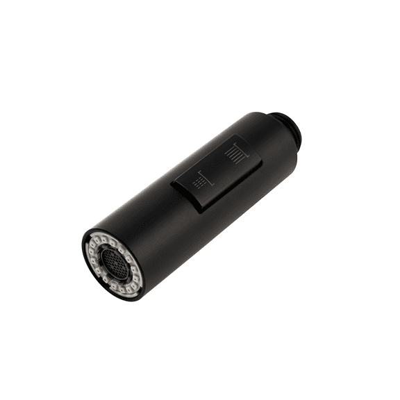 Dura Faucet DFRK823MB Streamline Replacement Pull-Down Sprayer Head, Matte Black