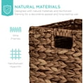 thumbnail image 4 of Cestas de almacenamiento Best Choice Products Hyacinth, 30 x 30 cm, juego de 5, 4 of 7