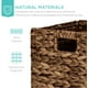 thumbnail image 4 of Cestas de almacenamiento Best Choice Products Hyacinth, 30 x 30 cm, juego de 5, 4 of 7