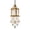 D, variant on Vintage Hanging Lantern Decoration with Snowflake and Crystal Pendant, Warm White Led Lights, Antique Bronze Metal Frame, 1 Piece, for Indoor and Outdoor Porch, Christmas
