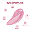 thumbnail image 4 of Candy Lover Nail Extension Gel, 3 Colors Poly Gel Nail Builder Gel, Pink Light Orange Light Pink Nail Thickening Solution Manicure Poly Nail Gel Kit, 4 of 8