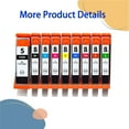 thumbnail image 5 of Compatible PGI-5 CLI-8 28ML Ink Cartridges Replacement for Canon MP610 MP970 IP4300 MX700 IP4500 MX850 MP520 IX4000 IX5000 MP500 MP600 MP800 MP950 Printers, 5 of 7