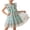 a1:Green, variant on Lutiedan Girls Dresses Flower Tulle Fairy Dress Ruffle Sleeve Summer Smocked Dresses for Little Girls Birthday Wedding Party Princess Dress 3-8 Years