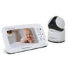 Babysense HD Video Baby Monitor, 5 inch LCD Display with HD Video Camera, Non-WiFi, Pan, Tilt, & Zoom, Wide Range, Night Vision, V65