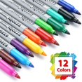 thumbnail image 2 of Rotuladores permanentes Ezzgol, paquete a granel de 72 — 12 colores surtidos, 2 of 6