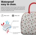 thumbnail image 3 of Womens White Christmas Gnome and Light Pattern Lunch Box for Work,Insulated Lunch Bag for Women,Loncheras Para Mujer,Leakproof Adult Lunch Bag for Work,Beach,Travel,Picnic,Camping, 3 of 7