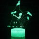 thumbnail image 3 of Figuras de anime de 22 estilos de Pokémon Pikachu Charizard, luz nocturna LED 3D que cambia de modelo, colección de lámparas con logotipo de acción, regalos creativos, 3 of 5