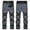 Gray, variant on Njoeus Men's Lightweight Hiking Travel Pants Zipper Pockets Breathable Work Pants for Men Athletic Fishing Active Joggers Pants with Belt M-XXL