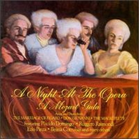 A Night at the Opera: A Mozart Gala (CD) by Edda Moser (soprano), Eleanor Steber (soprano), Ezio Pinza (bass), George London (bass), Ileana Cotrubas (soprano);...