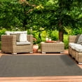 thumbnail image 2 of Superior Braided Solid Indoor/ Outdoor Area Rug, 3 x 5, Charcoal, 2 of 7