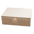 thumbnail image 4 of 1PC Wedding Ring Box Adornment MR MRS Log Wedding Decor Ring Case (Wood Color), 4 of 9