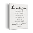 thumbnail image 1 of Inspirational Scripture Print Isaiah 41 10 Canvas Wall Art Do Not Fear Quote for Farmhouse Living Room Decor poster Unframed12x18inch(30x45cm), 1 of 1