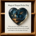 thumbnail image 6 of Magic Dragon Pocket Hug Card - Exquisite Commemorative Comforting Gift, Miniature Inspirational Token for Friends/Family, Portable Keepsake for Encouragement & Cheer, Cute Gift, 3.5*2.8in, A, 6 of 7
