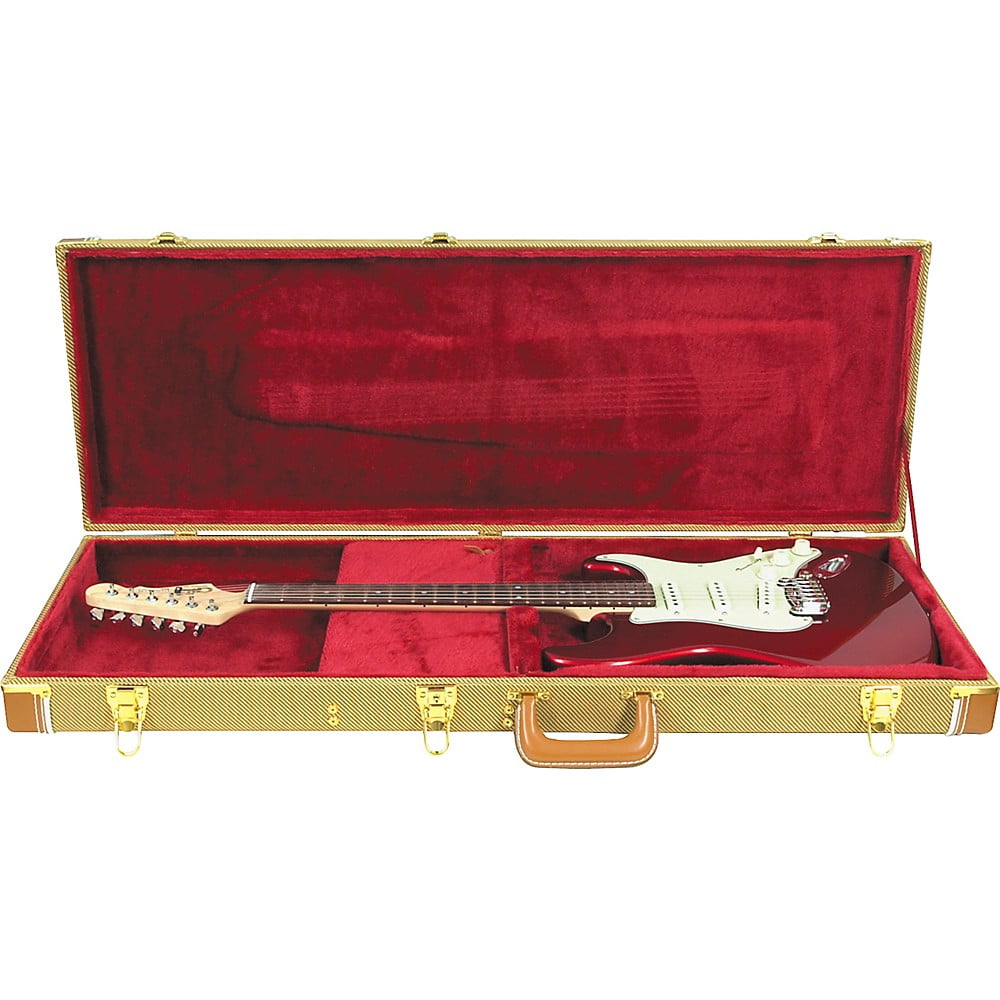 Musician's Gear Deluxe Electric Guitar Case, Tweed
