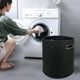 thumbnail image 1 of Cubo de almacenamiento de ropa sucia negro, cubo de almacenamiento misceláneo, cubo de almacenamiento de juguetes para niños - Cubo de ropa sucia plegable, tela del hogar, con asa, cesto de la ropa, c, 1 of 7