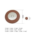 thumbnail image 1 of 26 pcs Sax Leather Pads Replacement for Alto Saxophone, 1 of 8