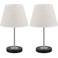 thumbnail image 4 of Lampes de Table Modernes - Lampes de Chevet et de Bureau, Petites Lampes de Table de Nuit, Ensemble de 2, 4 of 7