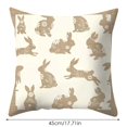 thumbnail image 4 of asddcavvf Easter Pillowcase Linen Comfort Fabric Bunny Pillowcase Home Sofa Pillowcase, 4 of 7
