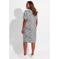 thumbnail image 2 of Catherines Women's Plus Size Suprema Crochet-Detail T-Shirt Dress, 2 of 5