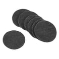 thumbnail image 1 of Unique Bargains 2cm Round Nonwoven Plant Pot Hole Pad Bottom Soil Mat, Black 200 Pack, 1 of 1