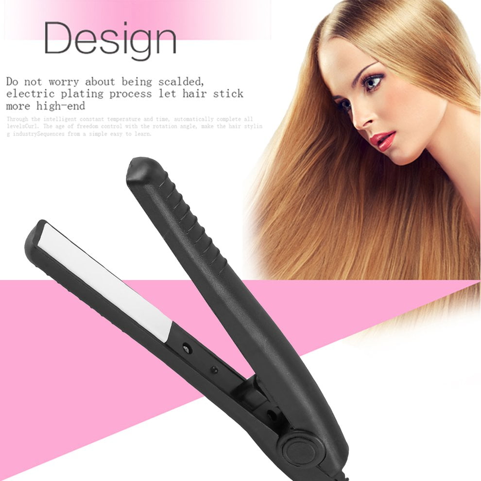 OPKALL Mini Electric Splint Flat Iron Ceramic Hair Curler & Straightener US 220V pink | Walmart Canada OPKALL Mini Electric Splint Flat Iron Ceramic Hair Curler & Straightener US 220V pink | Walmart Canada