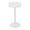 White, variant on Metal Side Table, C-Shaped End Table with Raised Height 63x35x50cm, 20x14 Inch Top for Living Room and Bedside Table