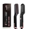thumbnail image 2 of Portable Ceramic Beard Straightener - Quick Heated Men's Grooming Brush, Electric Styling Tool, Frizz-Free Finish, US Plug, Great Gift, 2 of 4