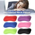thumbnail image 3 of SharkTRUE Extra Soft Microbead Travel Neck Pillow Back Head Cushion Throw Pillow Home Pillow Neck Bead Stress Relief Sleep Micro, 3 of 9