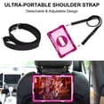 thumbnail image 4 of TECH CIRCLE Galaxy Tab S8 Plus/S7 FE/S7 Plus Case 12.4 Inch,Heavy Duty Shockproof Case with Pen Holder 360 Rotating Hand/Shoulder Strap Kickstand Case for Galaxy Tab S8 Plus/S7 Plus/S7 FE, Rose/Pink, 4 of 9