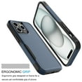 thumbnail image 6 of For Apple iphone 15 Pro Phone Case, Ebizware Heavy Duty Shockproof Case [Military Grade Drop Tested] Dual Layer Full Body Protective Cover for iphone 15 Pro -Blue, 6 of 8