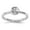 Silver, variant on Fine Jewelry 925 Sterling Silver Rhodium Sun/Moon Ring for Women Size 5