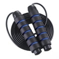 thumbnail image 2 of Travelwant Skipping Rope with Ball Bearings Rapid Speed Jump Rope Cable and Memory Foam Handles Ideal for Aerobic Exercise Like Speed Training, Extreme Jumping, 2 of 9