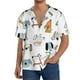 thumbnail image 1 of Fotbe Puppy Camisa Estampada de Manga Corta para Hombre, Casual de Verano, Estilo Playero, Sin Arrugas-Large, 1 of 5