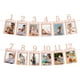 thumbnail image 1 of Decoraciones de banner de fotos de 1er cumpleaños de 1 a 12 meses en oro rosa, 12 piezas, 1 of 6