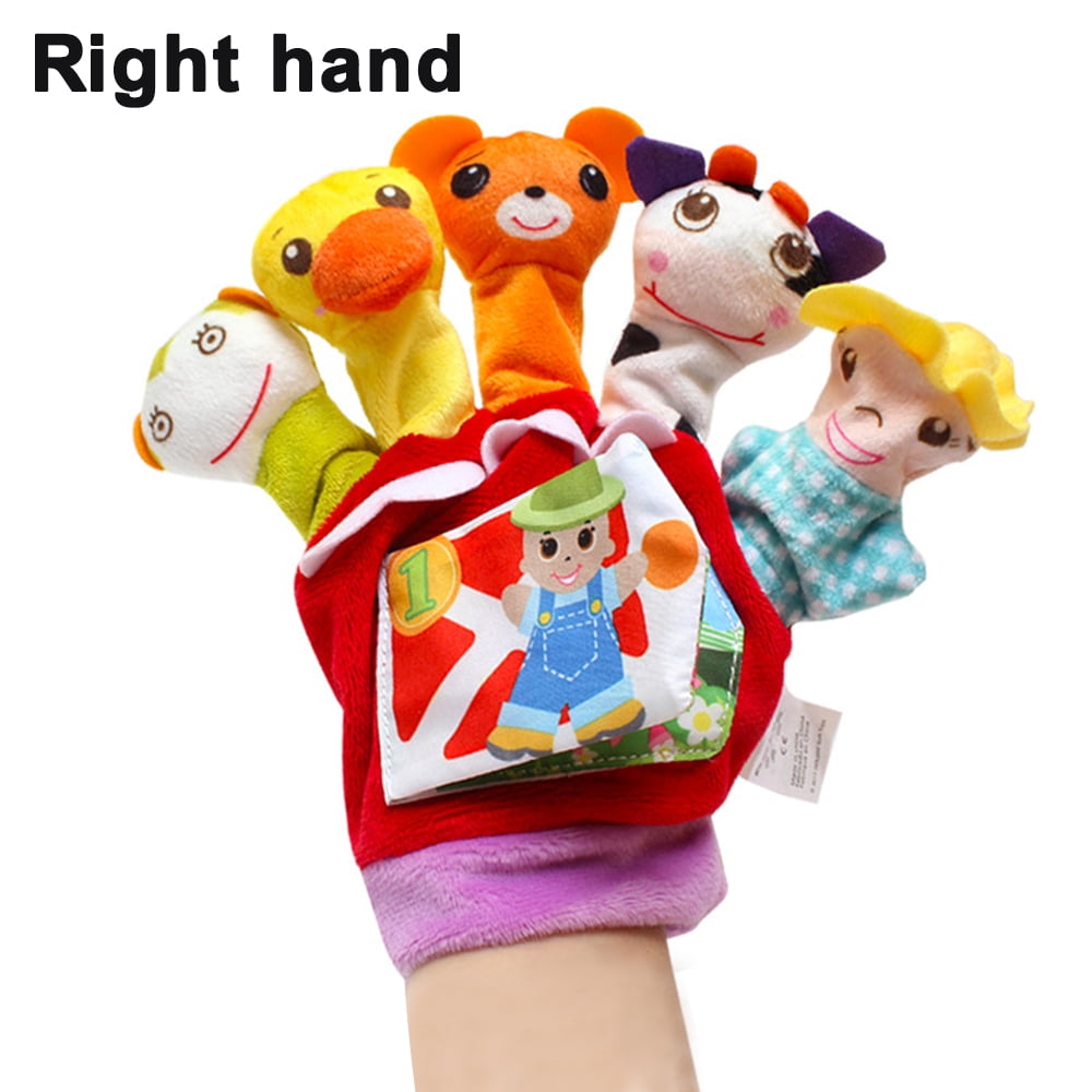 Finger Puppets for Kids, Tiny Hands Toys, Colorful Finger Puppets, Bath