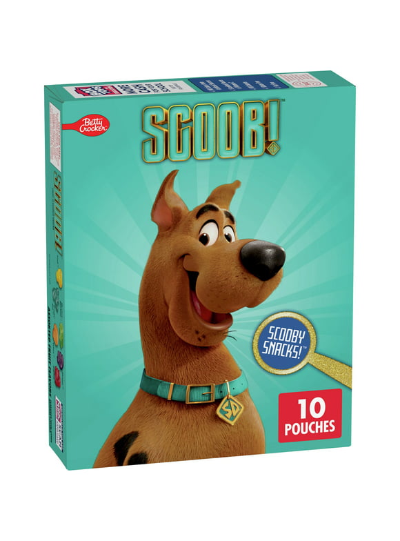 Scooby Doo Fruit Flavored Snacks, Treat Pouches, 10 ct