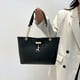 thumbnail image 5 of Mujer Bolso Grande Capacidad Bolso de Hombro Tote Bag Textura Avanzada,Práctico y Fashion,Portátil,Adjustable,For Office,Leather Material,topliu, 5 of 9