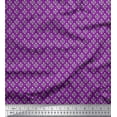 thumbnail image 1 of Soimoi Georgette Viscose Fabric Damask & Floral Block Decor Fabric Printed Yard 42 Inch Wide, 1 of 2